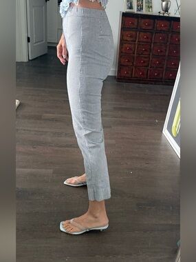 Brandy Melville Navy & White striped pants